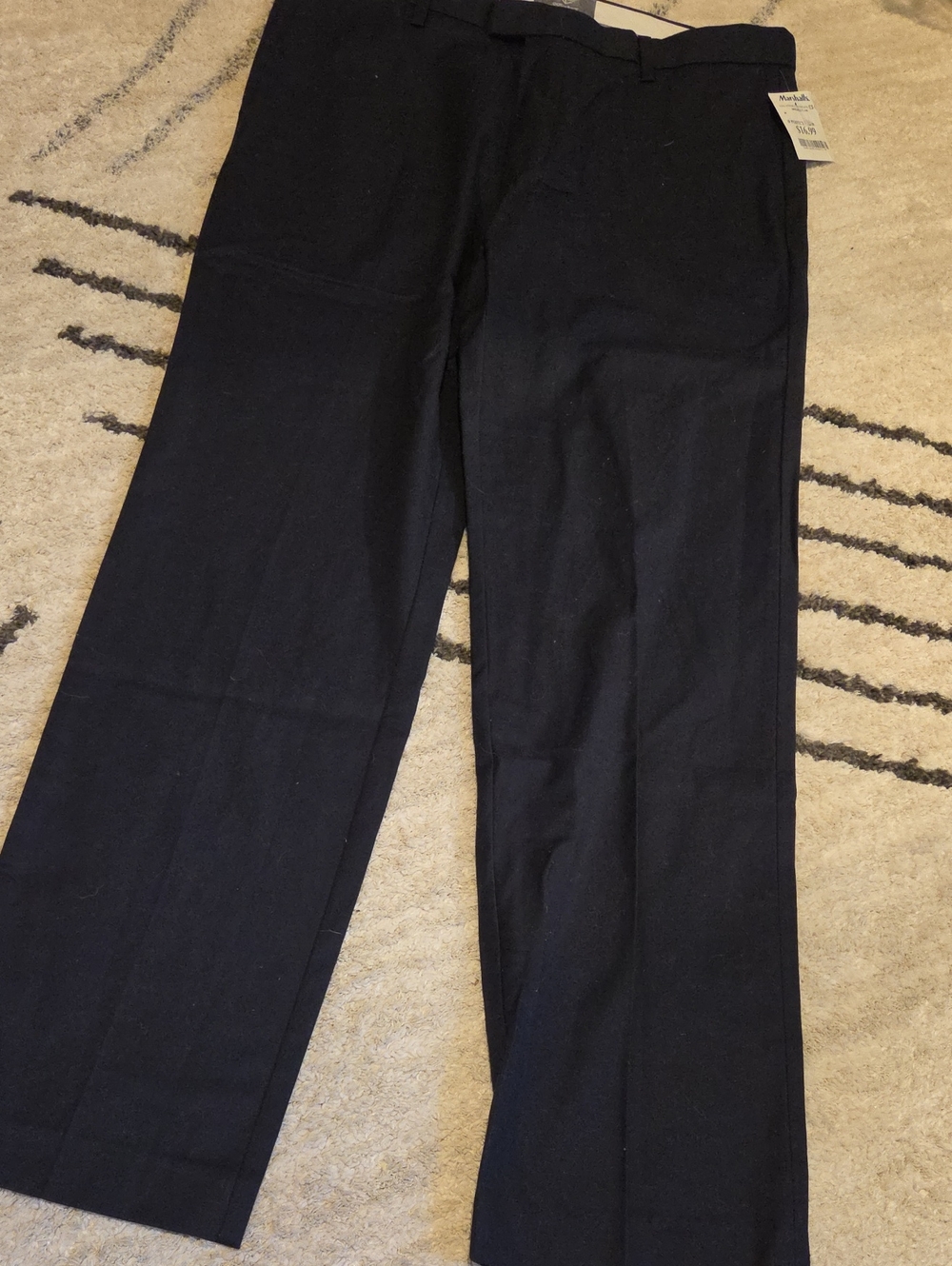 Dockers Men's Dark Navy/Black Dress Pants - Classic Straight Leg